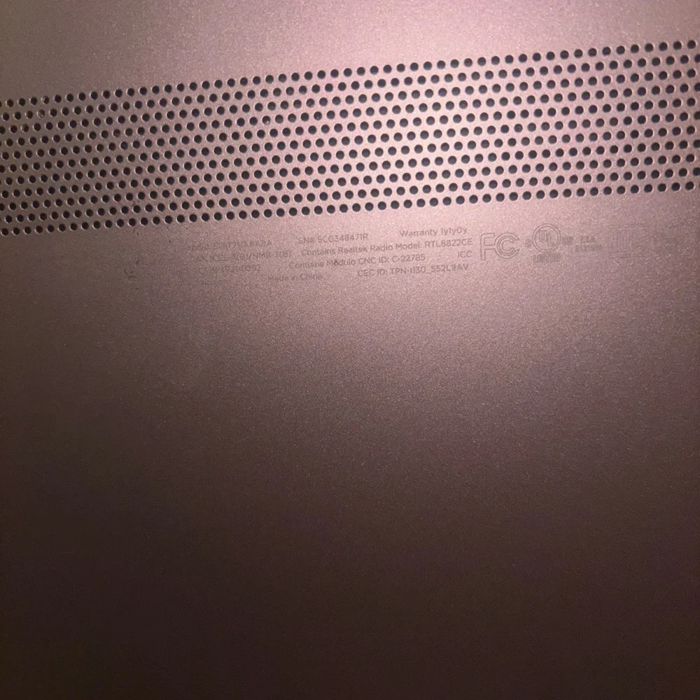 HP laptop